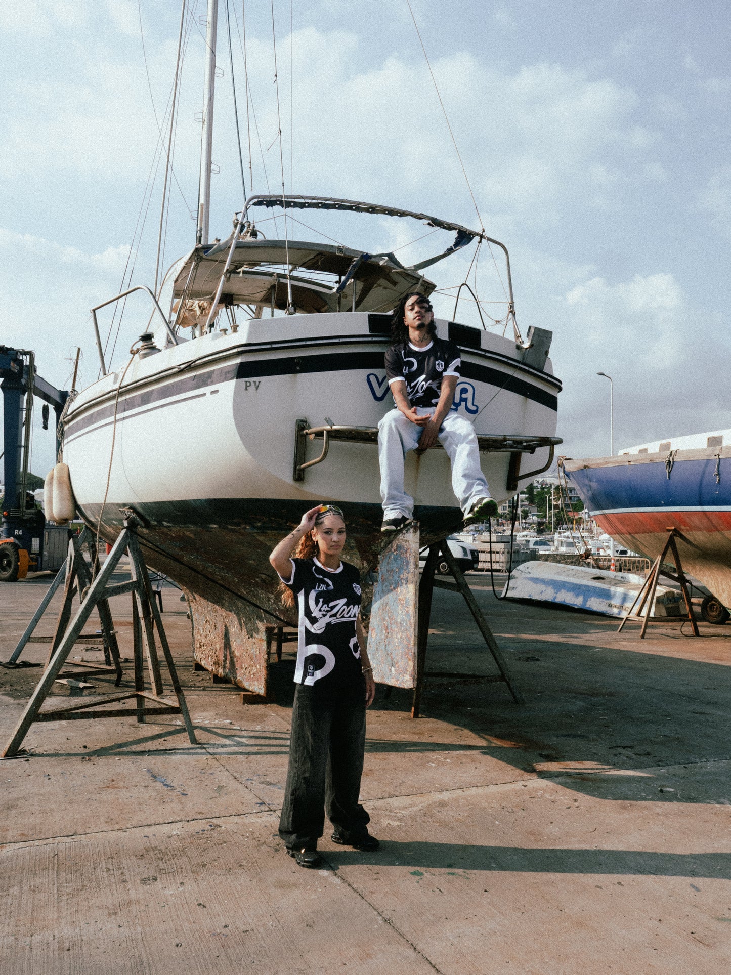 Maillot LZN x MYFOOTRUN - Noir