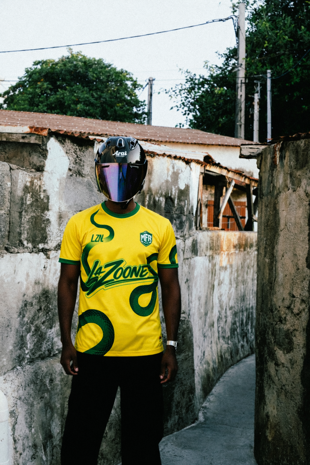 Maillot LZN x MYFOOTRUN - Jaune
